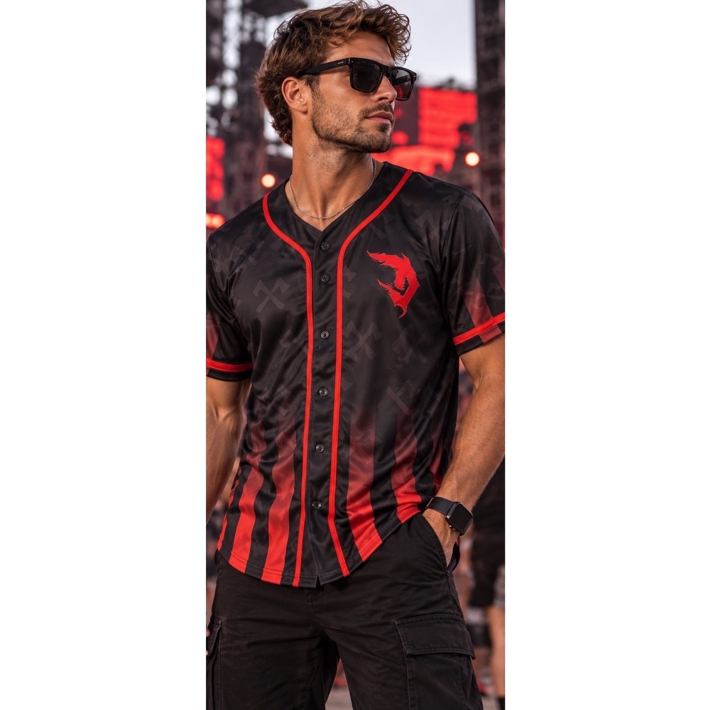 Illenium Ascend Baseball 2019 Tour Jersey Decimate Men's Size Medium RARE